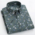 Men's Casual Printed Half Sleeve Shirt - Multicolor | HSS-7