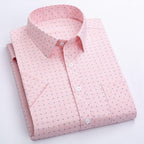Men's Casual Printed Half Sleeve Shirt - Multicolor | HSS-46