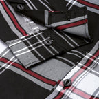Premium Cotton White and Black Checked Shirt – Casual & Office Wear|CS-02