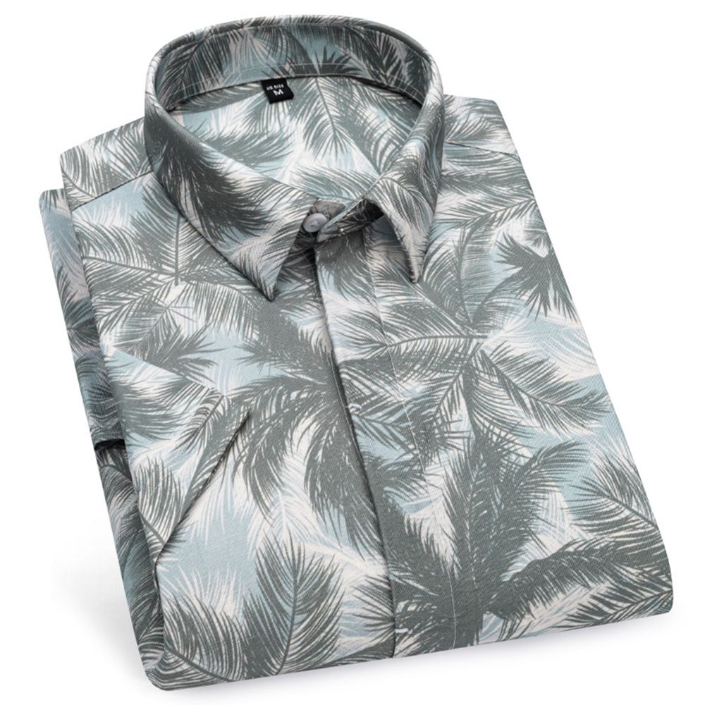 Men's Casual Printed Half Sleeve Shirt - Multicolor | HSS-24