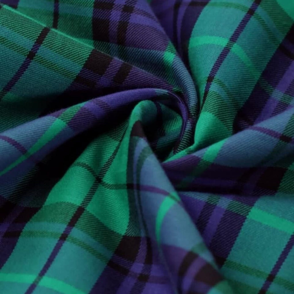 Premium Cotton Blue and Green Checked Shirt – Casual & Office Wear|CS-04