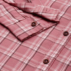 Premium Cotton Pink and White Checked Shirt – Casual & Office Wear |CS-06