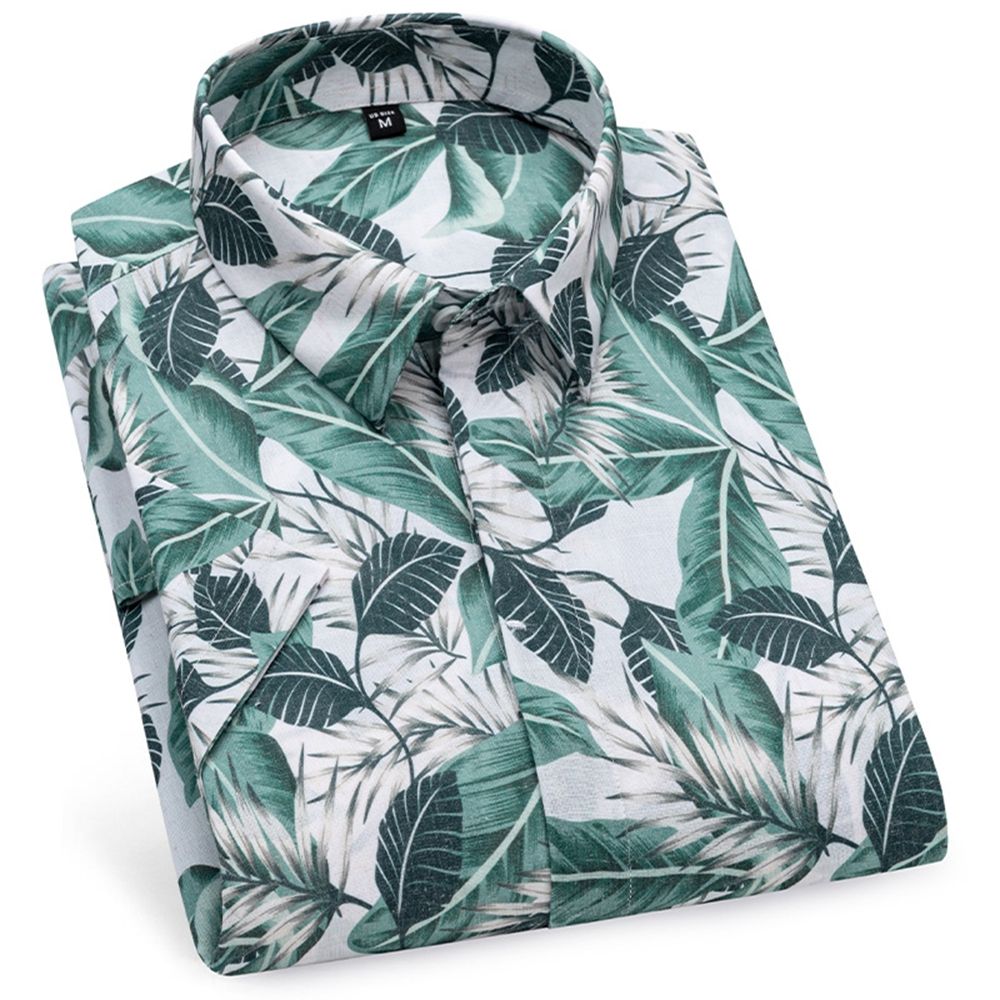 Men's Casual Printed Half Sleeve Shirt - Multicolor | HSS-34
