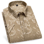 Men's Casual Printed Half Sleeve Shirt - Multicolor | HSS-38