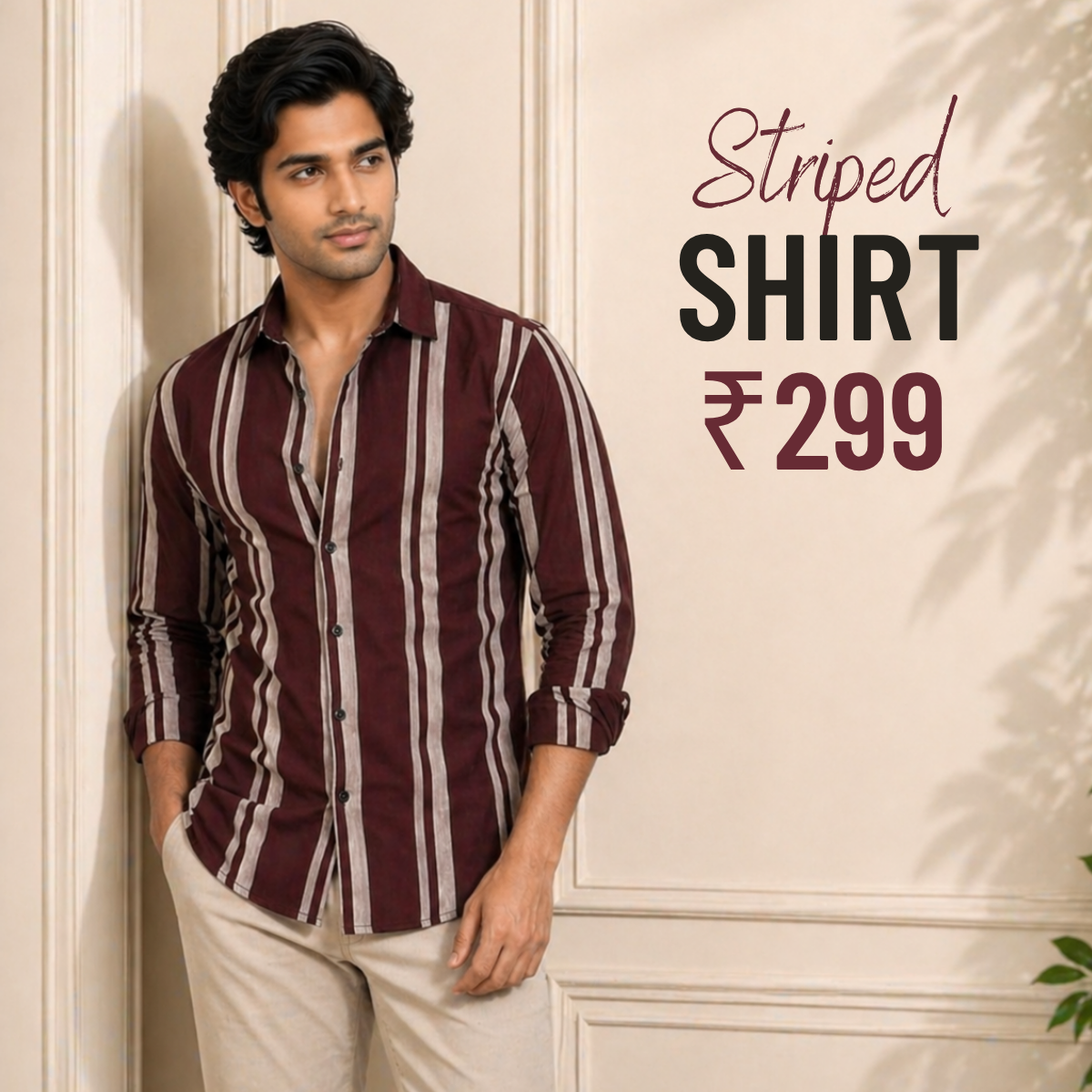 Men's Striped Shirt (MSS-11)