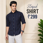 Men's Striped Shirt (MSS-13)