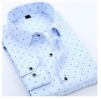 Men's Casual Printed Full Sleeve Shirt - Multicolor | FSS-58