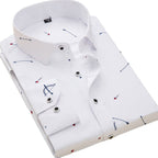 Men's Casual Printed Full Sleeve Shirt - Multicolor | FSS-43