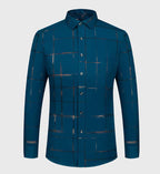 Men's Casual Printed Full Sleeve Shirt - Multicolor | FSS-24