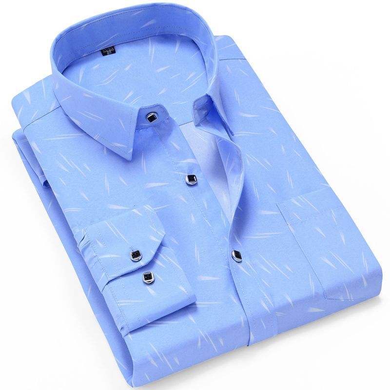 Men's Casual Printed Full Sleeve Shirt - Multicolor | FSS-47