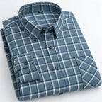 Mens Check Shirt - Cotton Printed, Full Sleeves