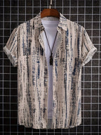 Men's Casual Half Sleeve Shirt - Multicolor | HHS-1
